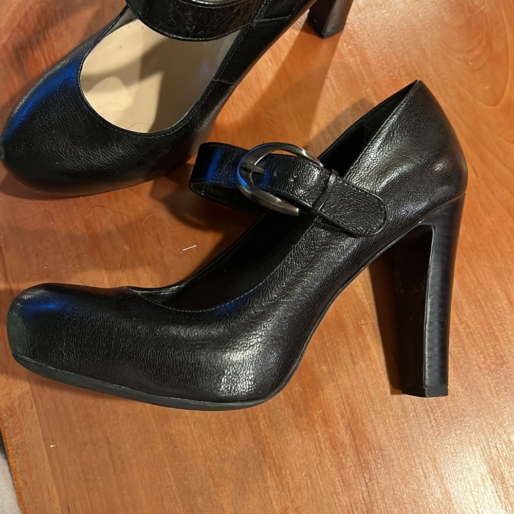 Franco Santo the artist collection Mary Jane style stacked heels - Picture 3 of 5